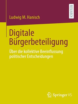 cover image of Digitale Bürgerbeteiligung